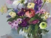 Bloemen-in-een-vaas-pastel op Colourfix papier te koop