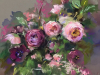 Pink-flowers-in-pastel te koop