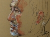 Pastel pleinair portret Tonio