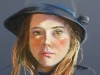 pastel-de-blauwe-hoed, maat 40 x 30 cm