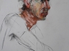 pastel model Rien 2 plein air